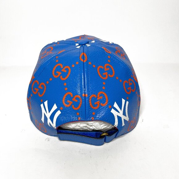 Gucci | NY Yankees and GG Monogram Print Unisex Baseball Cap Hat - Picture 4 of 9